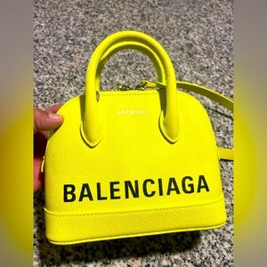**SOLD**Balenciaga Ville XXS Fluo Yellow